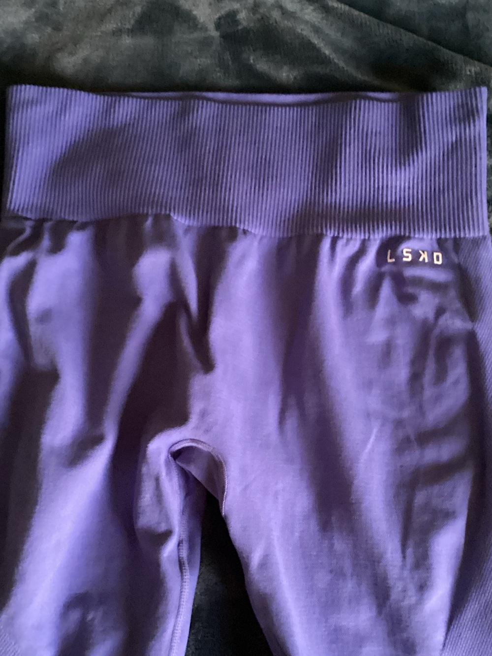 Purple High-Waist Seamless Leggings LSKD